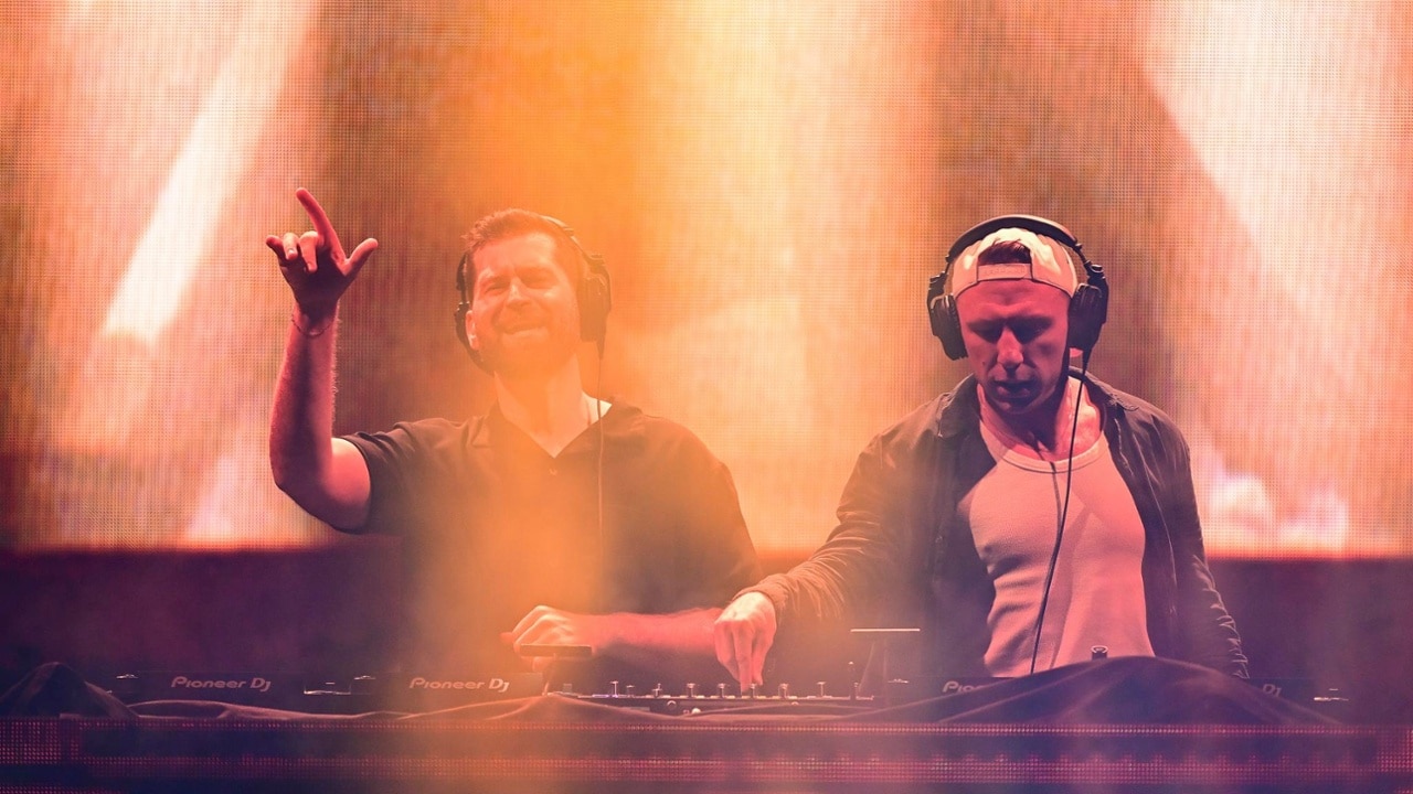 ODESZA igniting the crowd at the Finals Fan Fest Afterparty