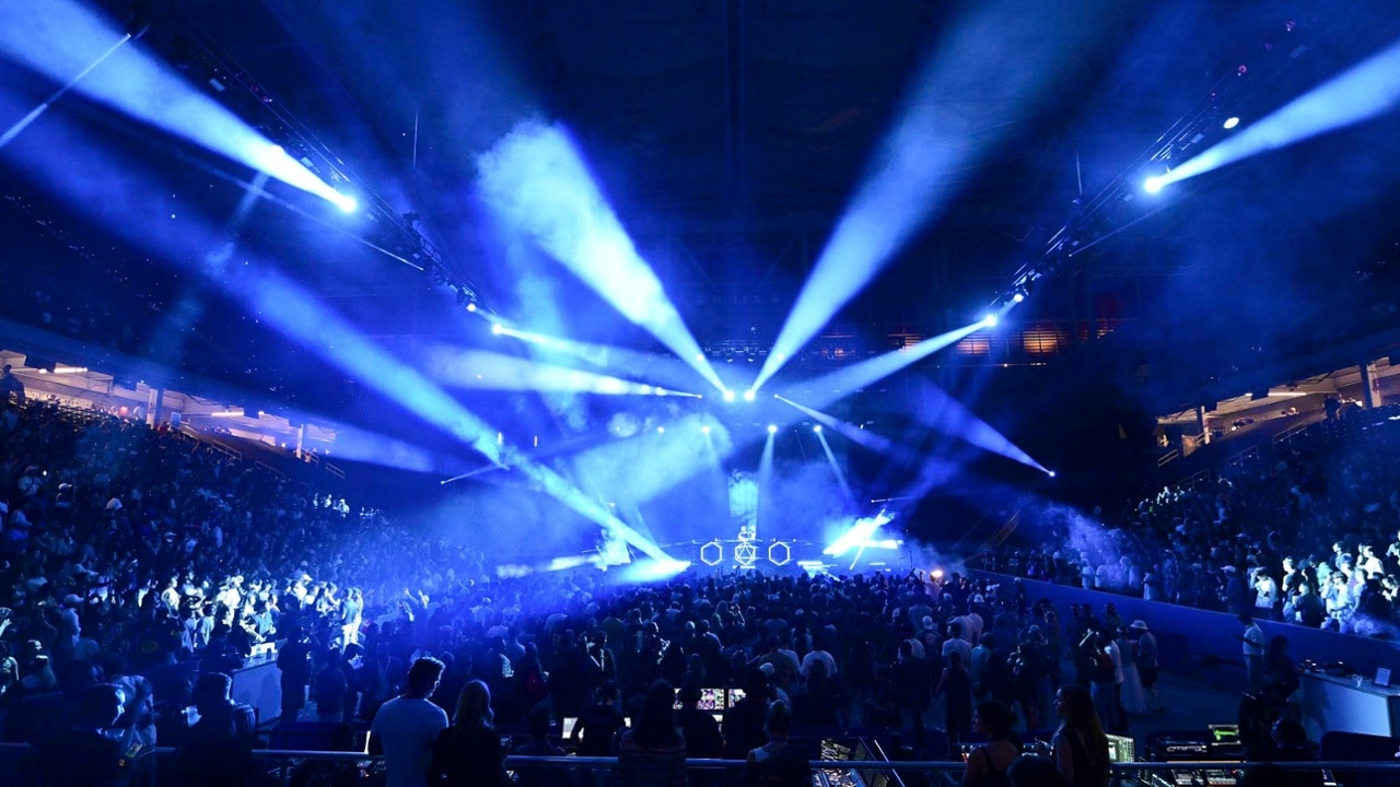 ODESZA lighting up the night with color and rhythm