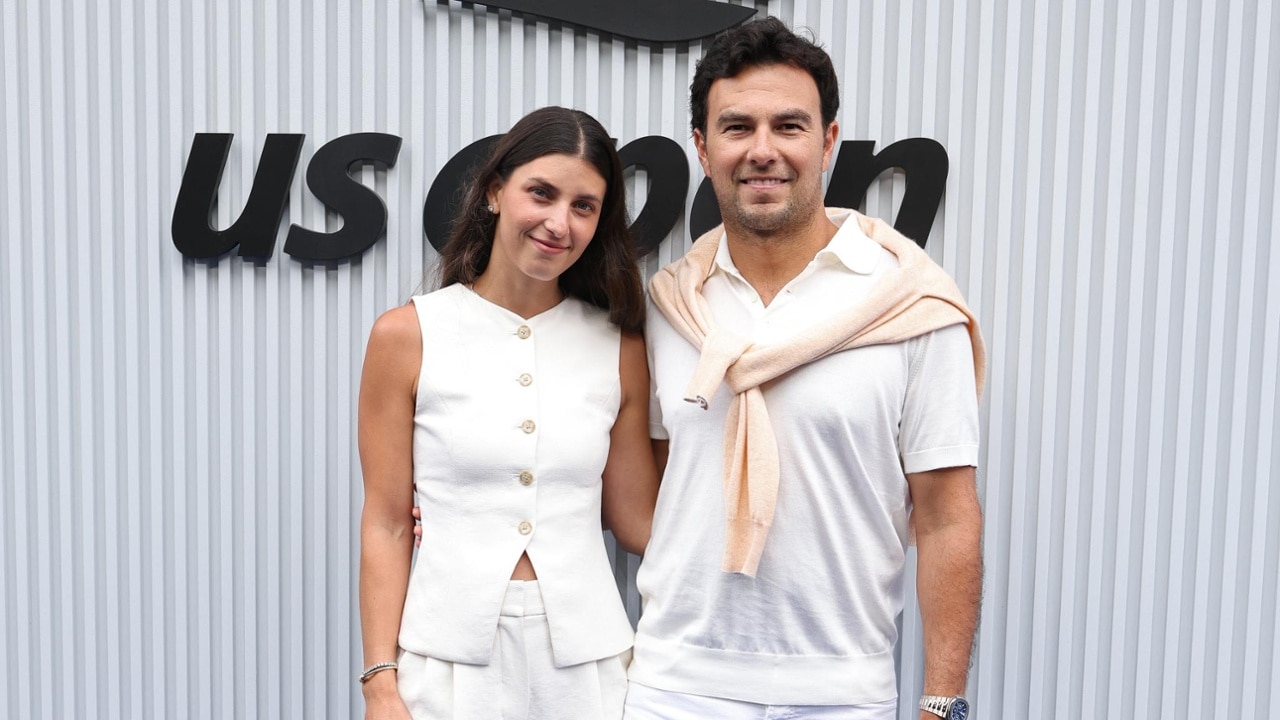 Sergio Perez on the Blue Carpet at the 2025 US Open.