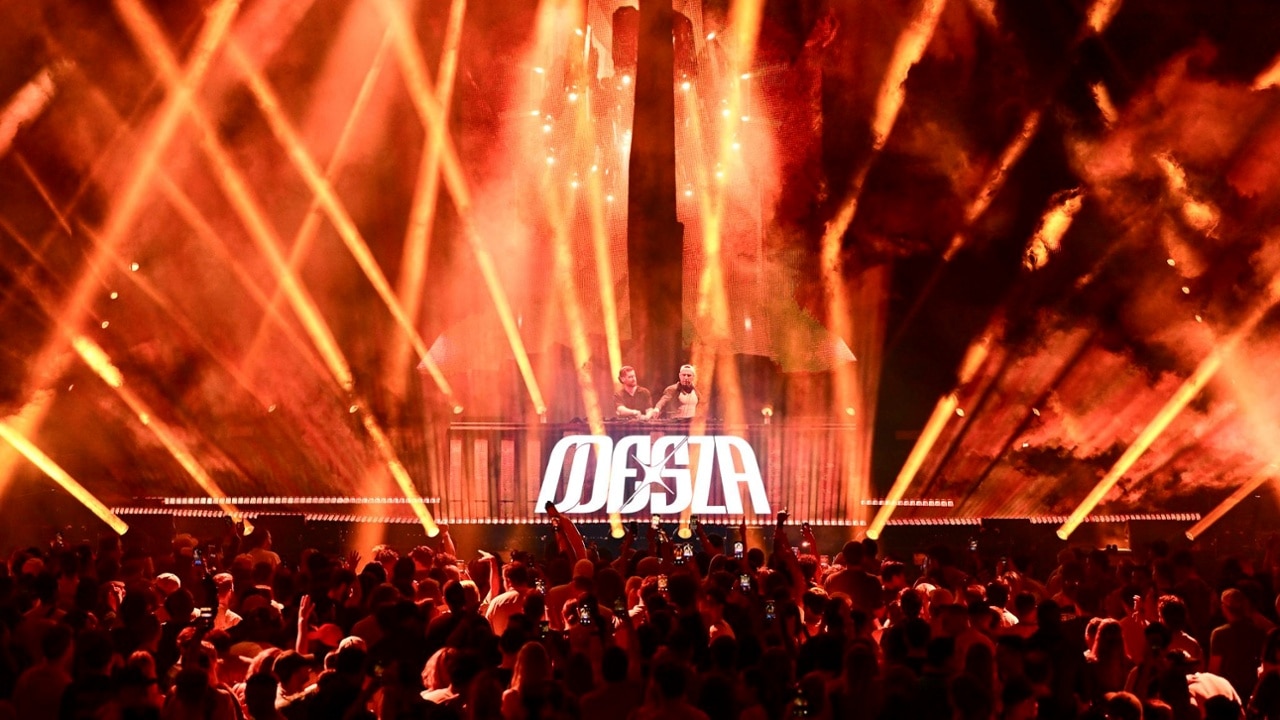 Finale vibes as ODESZA closes the night in Flushing, NY