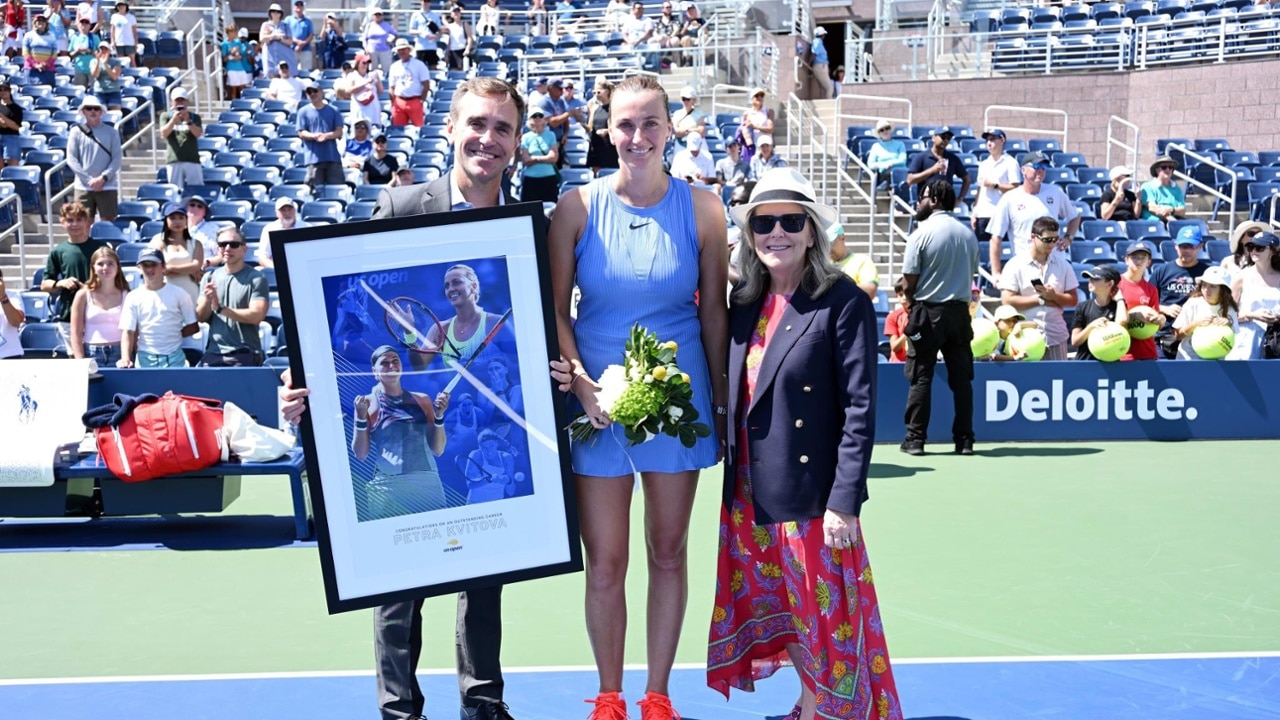 A farewell moment capturing the spirit of Kvitova and Garcia