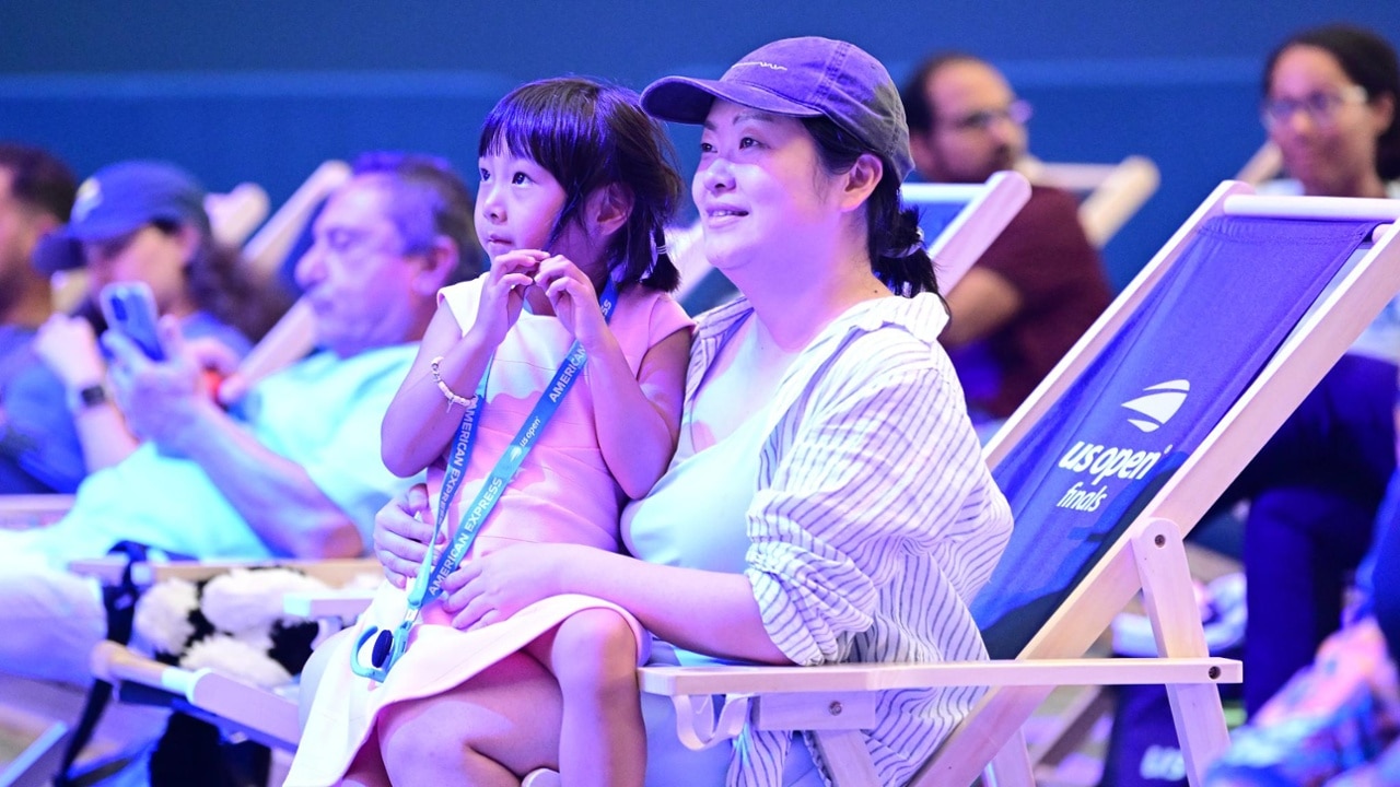 Fans filling Louis Armstrong Stadium during the Finals Fan Fest Viewing Party